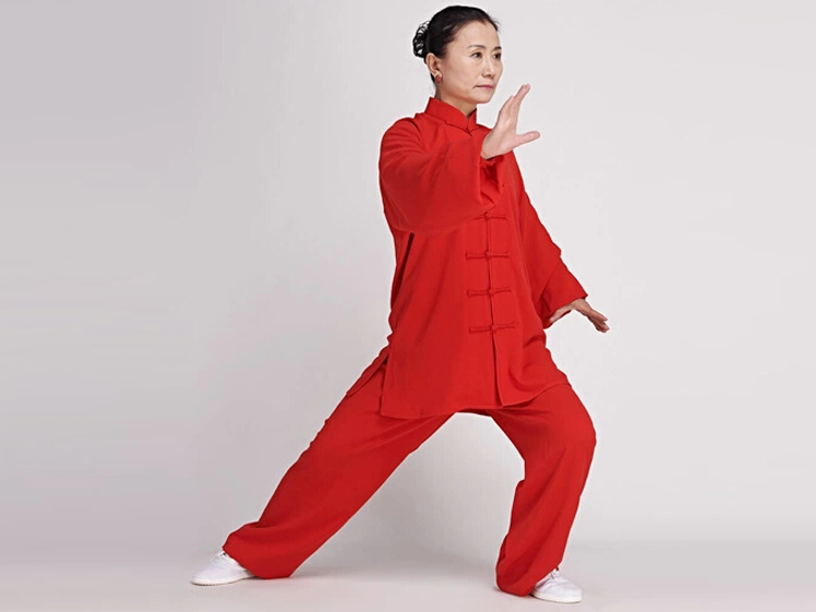 Tai Chi Clothing Long-sleeve Casual Style Linen Suit